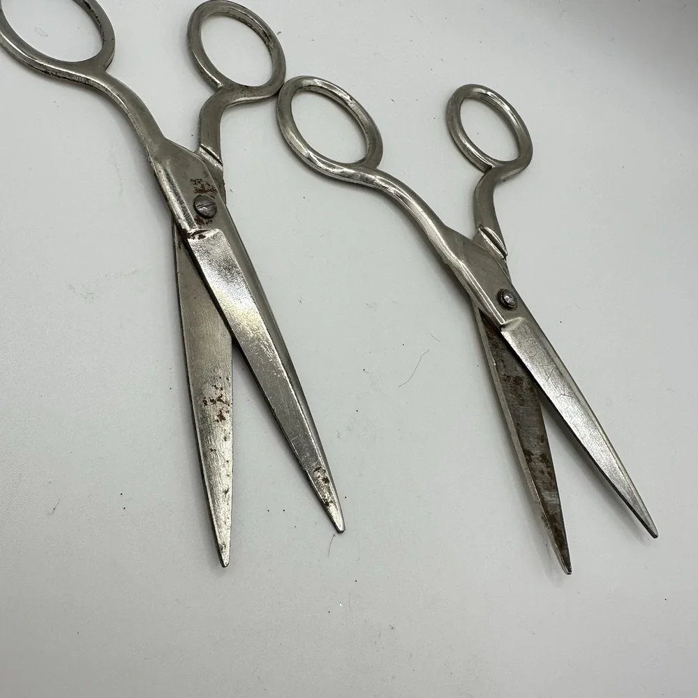 VTG 2 Pair Kleencut Forged Steel‎ Kids Scissor Sharp Tip 4